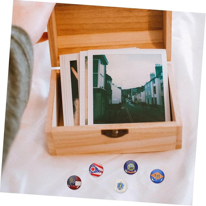 مجموعة لوحة الفلين لخريطة العالم من فيمون مع ٤٨ دبوس علم لتزيين المكتب والسفر - Image 4